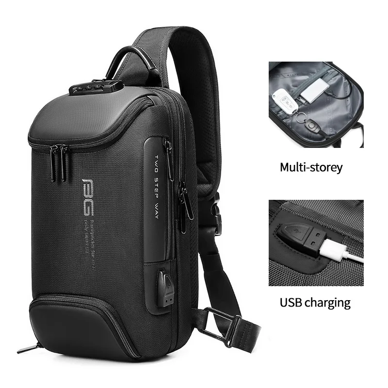 Umhängetasche, Brusttasche, Schultertasche für Damen und Herren