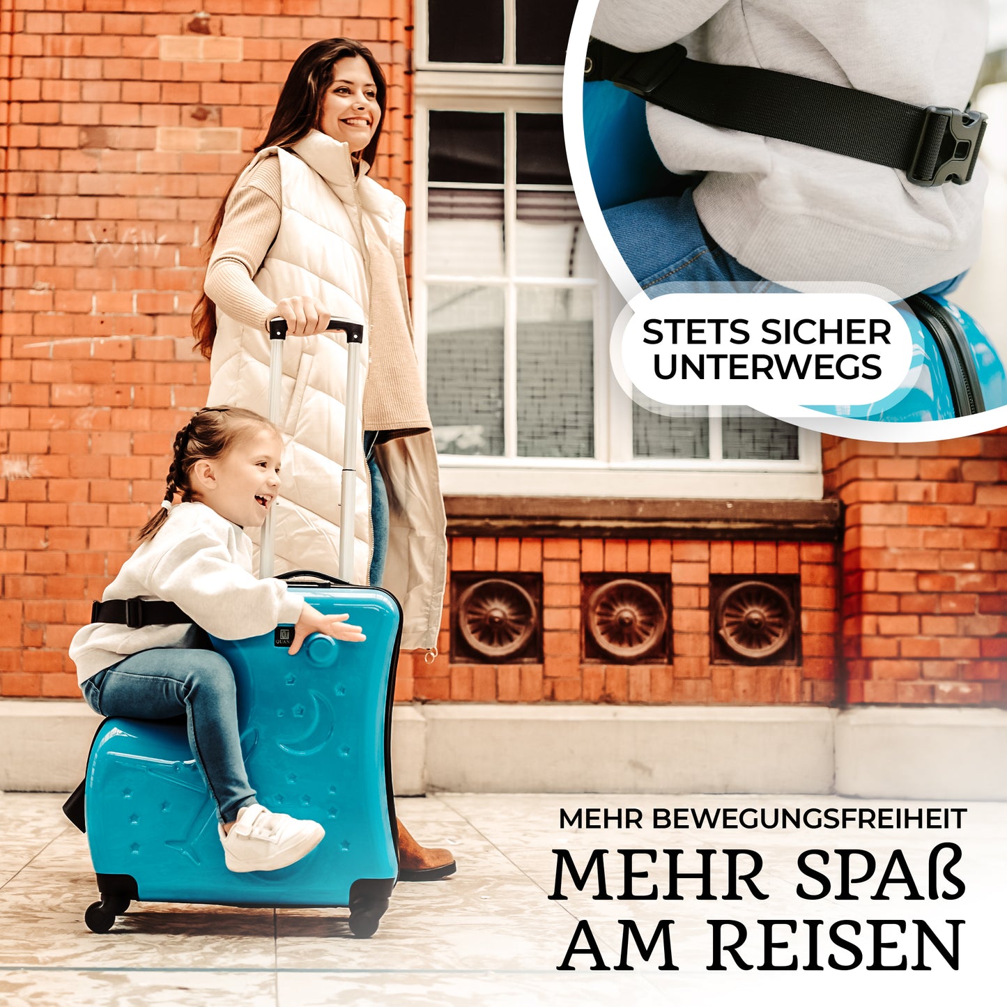 Quana Kinderkoffer zum draufsitzen