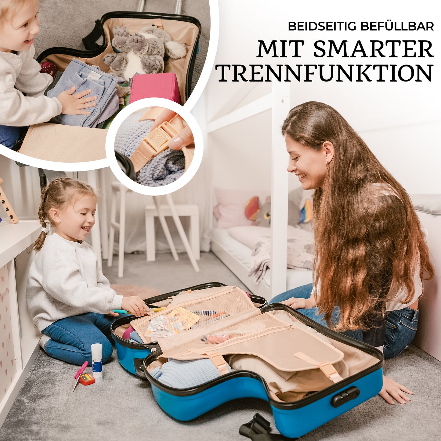 Quana Kinderkoffer zum draufsitzen