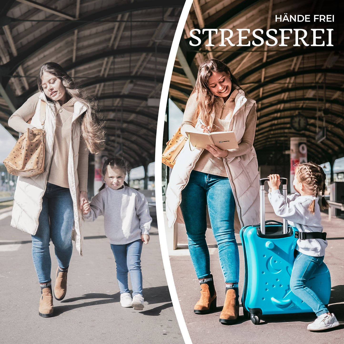 Quana Kinderkoffer zum draufsitzen