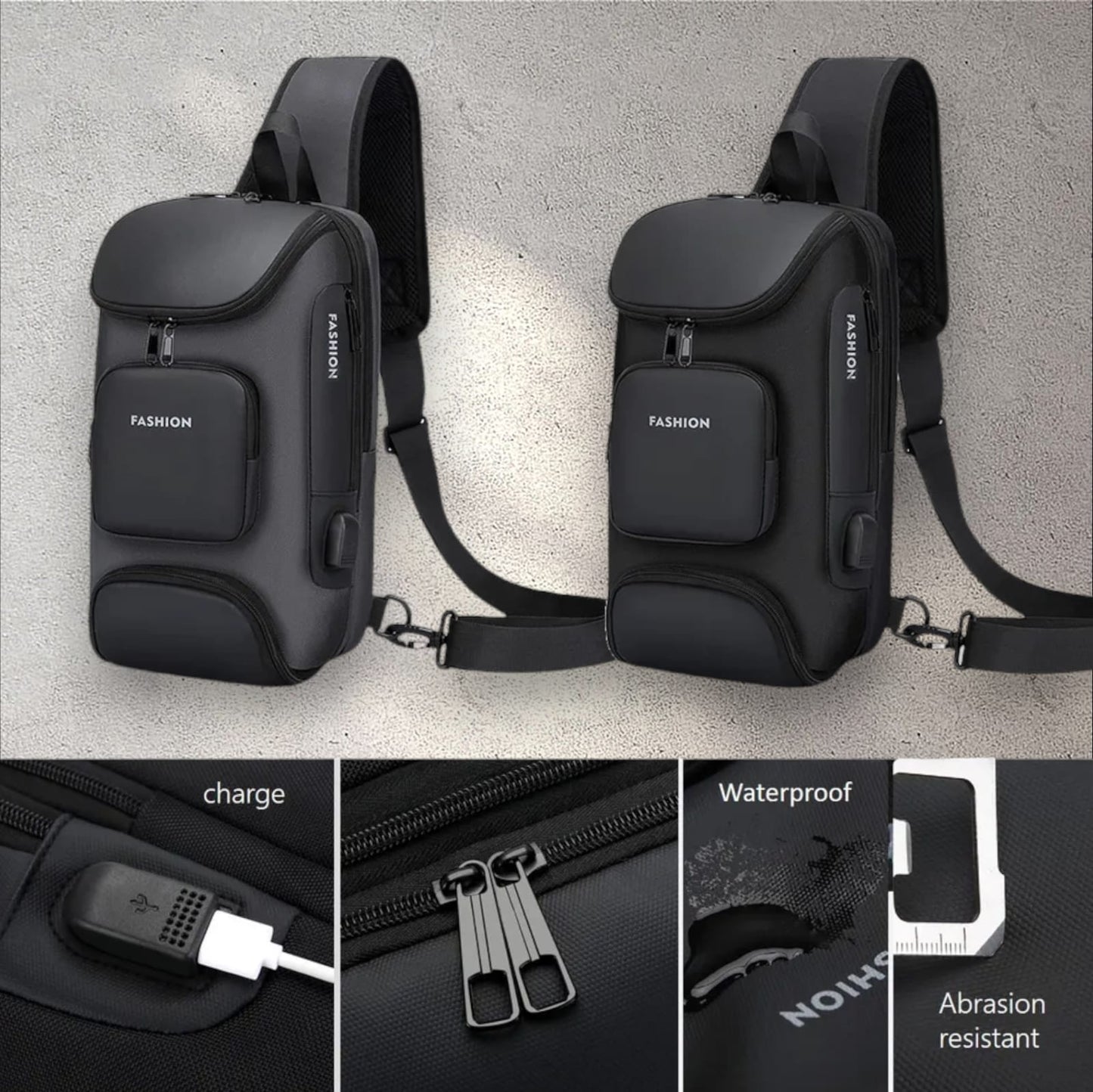 Vielseitige Schultertasche – Modernes Design mit praktischen Features